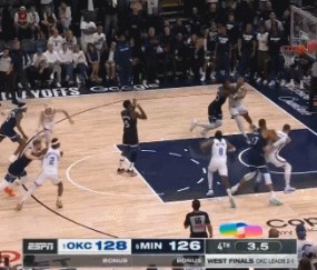 九游会·j9官方网站美记：裁判最后回0.3秒是折中处理 雷霆认为若球迷不接时间能耗完