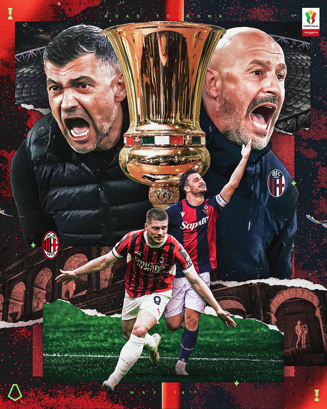 j9九游会官方登录弗罗伊勒：博洛尼亚和米兰五五开，但我们会努力赢得意杯决赛