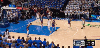 九游会j9官网真人游戏第一品牌决战时刻！约基奇强攻内线拿分 亚历山大连投带罚强势回应