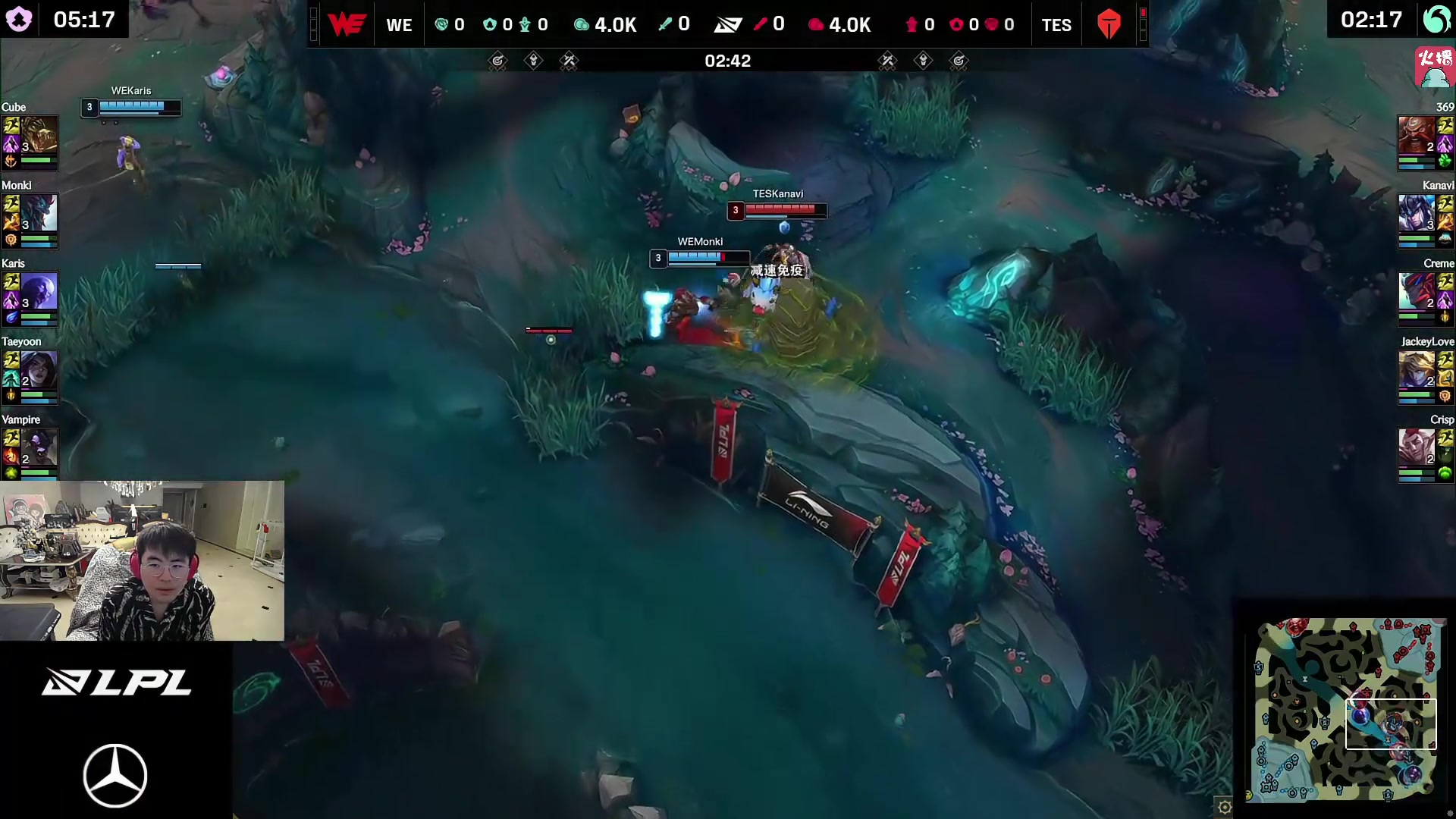 九游会·j9官方网站姿态看WE26分钟速通TES人傻了：WE真王朝了，把TES抽陀螺了！